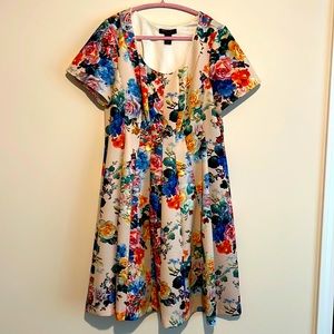 Sweet Floral Cocktail Dress